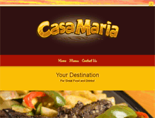 Tablet Screenshot of casamariabr.com
